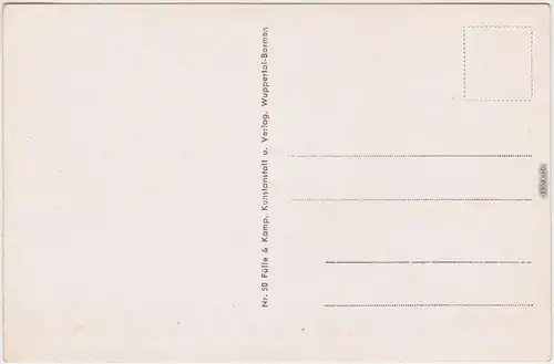 Wuppertal Remscheid - Bergisches Land Ansichtskarte  Mehrbild 1935