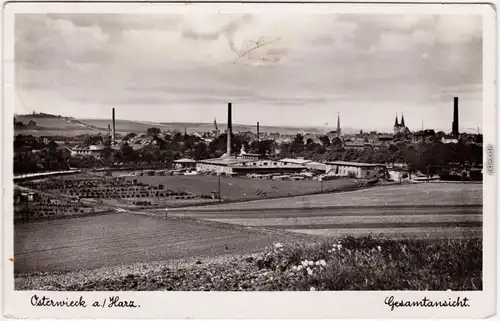 Osterwieck Stadt und Fabrikanlage Harz b Halberstadt 1939