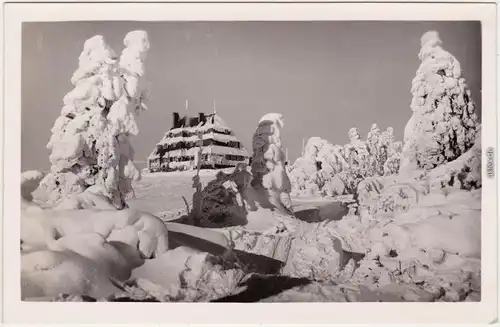 Grulich Králíky Gießhübel Schielichmühle, Adlergebirge - im Winter 1932