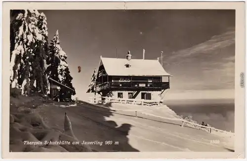 Maria Laach am Jauerling Theresia Schutzhütte am Jauerling 960 m 1929 