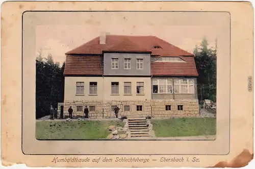 Ebersbach  b Löbau Zittau  Humboldtbaude auf dem Schlechteberge 1913