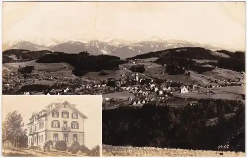 Heiden AR 2 Bild: Grub  Gasthaus und Panorama Fünfländereck b Rorschach  1935