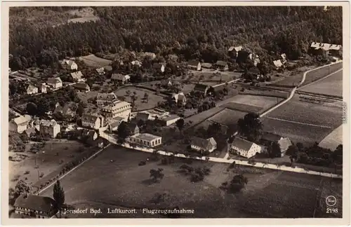 Jonsdorf Luftbild Foto Ansichtskarte - b Oybin Zittau Oberlausitz 1934