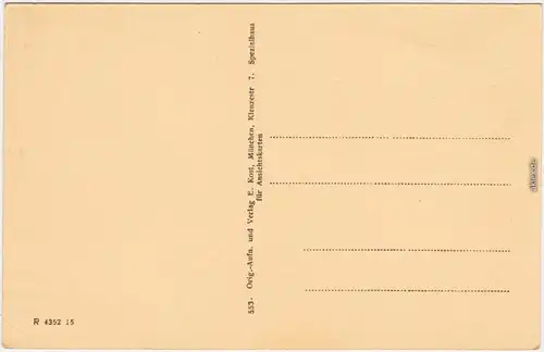 Ansichtskarte Neuhaus Schliersee Partie an der Pension Fehle 1918