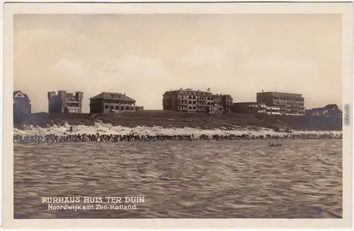 Noordwijk Strand, Promenade Zuid-Holland Foto Ansichtskarte 1930