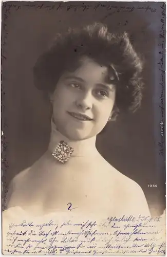 Junge Frau - Fotokunst, Erotik Foto Ansichtskarte 1905