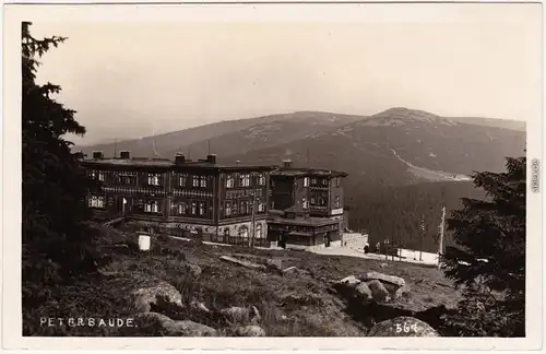 Spindlermühle Špindlerův Mlýn | Spindelmühle Blick auf die Peterbaude 1928 