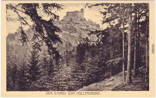 Hirschberg (Schlesien) Jelenia Góra Kynast vom Höllengrund 1924 