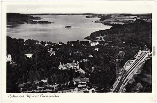 Ansichtskarte Gremsmühlen Malente Luftbild 1953