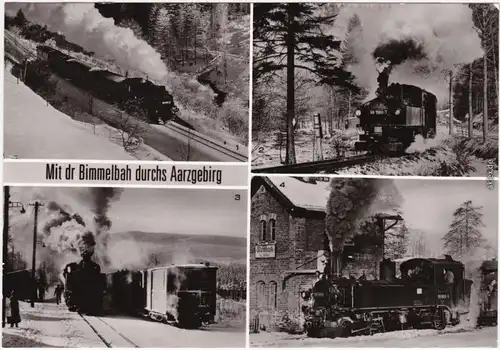 Schmiedeberg Erzgebirge Neudorf Umlandansichten Erzgebirge Schmalspurbahn 1985