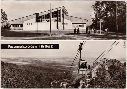 Foro Ansichtskarte Thale (Harz) Bodetal-Seilbahn 2 Bild: Station 1971