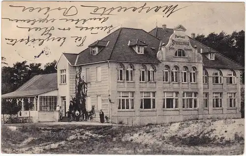 Sellin Ostende - Partie am Strandschloß b Mönchgut Granitz Stralsund  1908