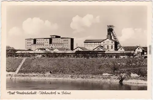 Kochendorf Bad Friedrichshall Kochendorf mit Saline Bergwerk b Heilbronn 1932