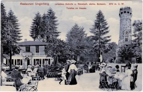 Sebnitz Neustadt Sachsen Partie am Restaurant Ungerberg 1918