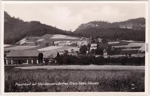 Papstdorf Gohrisch Bauernhäuser b   Bad Schandau Königstein  1930