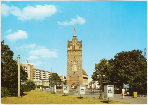 Rostock Kröpeliner Tor Ansichtskarte 1984