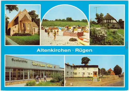 Altenkirchen (Rügen)  Insel Rügen, Strand bei Breege-Juliusruh 1982