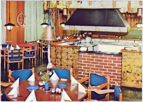 Ansichtskarte Rostock Hotel "Neptun" Restaurant "Seemannskrug" 1982