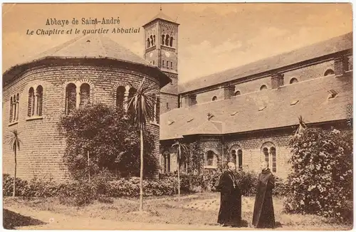 CPA La Côte-Saint-André Abbaye Saint-André 1914