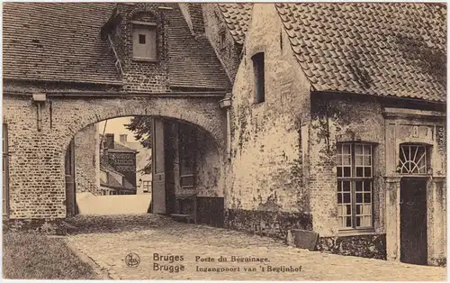 Brügge Brugge / Bruges Porte Du Beginage West-Vlaanderen CPA 1914