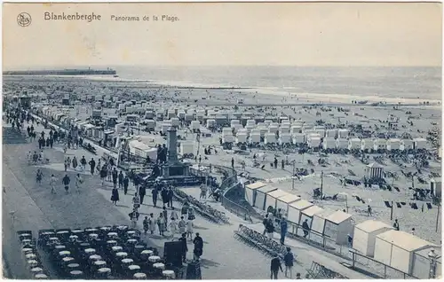 CPA Ansichtskarte Blankenberge Blankenberghe Strand, belebt 1930