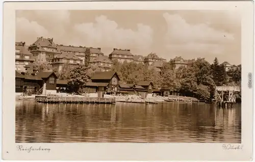 Reichenberg Liberec Anlagen am Fluß  - Sprungturm 1932 