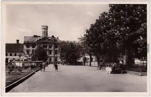 Böhmisch Skalitz Česká Skalice Straßenpartie b Náchod Fotokarte 1939