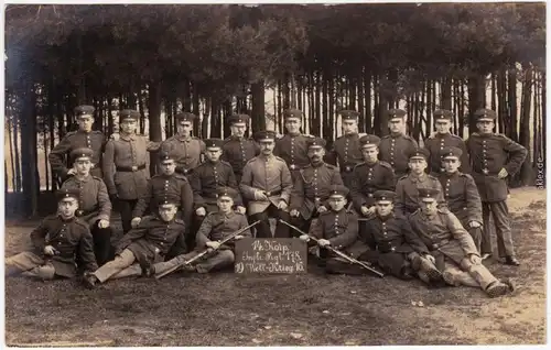 Kamenz Kamjenc Soldaten - Gruppen, 14. Korp., Gewehre Oberlausitz  1915