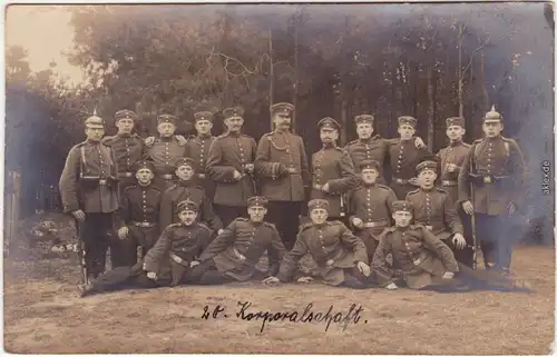 Kamenz Kamjenc 20. Korporalschaft, Soldaten - Kaserne  Oberlausitz  1915