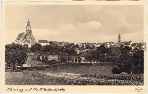 Kamenz Kamjenc Stadt, St. Martinskirche Oberlausitz 1942