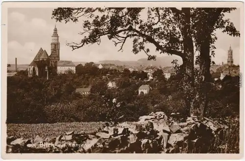 Kamenz Kamjenc Panorama-Ansichten Ansichtskarte Oberlausitz  1932