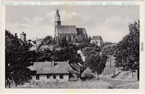 Kamenz Kamjenc Panorama-Ansichten Kamenz Ansichtskarte  1959