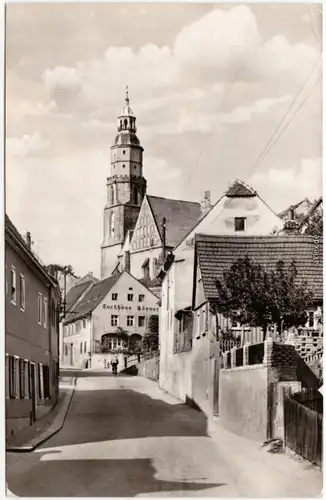 Kamenz Kamjenc Radeberger Straße Ansichtskarte Oberlausitz 1963