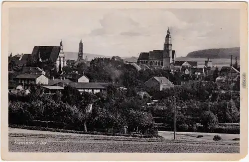 Kamenz Kamjenc Panorama-Ansichten Ansichtskarte Oberlausitz 1940