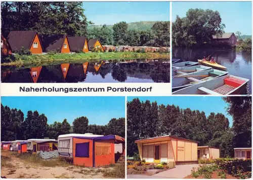 Neuengönna Ansichtskarte Naherholungszentrum Porstendorf 1982