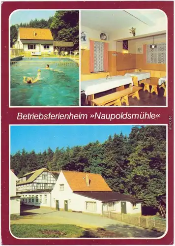 Eisenberg (Thüringen) Betriebsferienheim Naupoldsmühle 1987