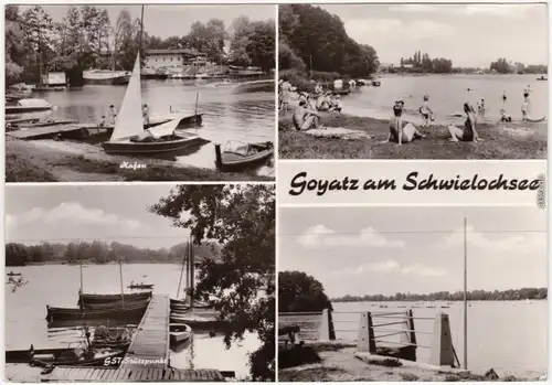 Goyatz Schwielochsee Schwielochsee, belebt Foto Ansichtskarte 1975