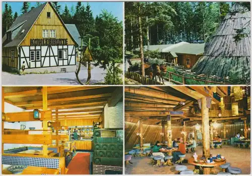 Sosa (Erzgebirge)-Eibenstock Gaststätten "Köhlerhütte" und "Meiler" 1975