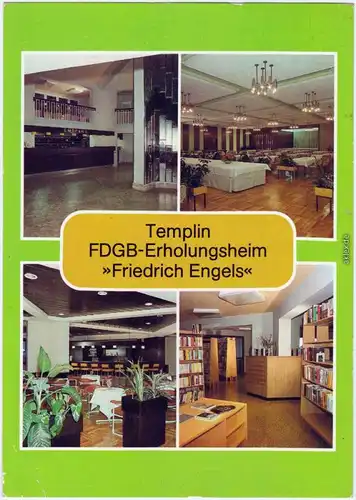 Templin FDGB-Erholungsheim "Friedrich Engels" Uckermark 1986