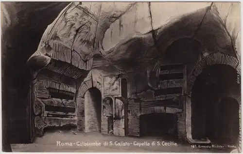 Rom Roma Calixtus-Katakombe Kallistus | Catacombe di San Callisto 1930