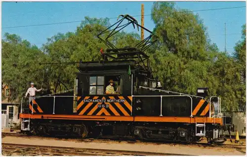 Sacramento Northern Locomotive Eisenbahn No. 653 1975