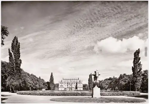 Dresden Großer Garten, Palaisteich und Palais, vor der Zerstörung 1945/1979