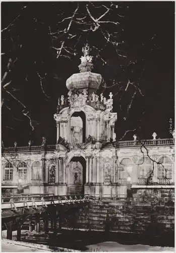 Innere Altstadt-Dresden Dresdner Zwinger - Kronentor v. S. 1945/1979