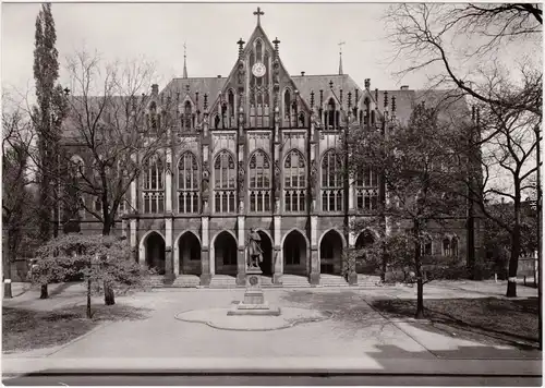 Innere Altstadt-Dresden Kreuzschule 1864 - 65 von Fr. Arnold 1945/1979