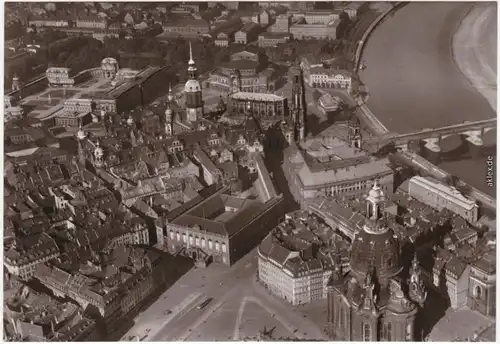 Dresden Dresden von Oben, Blick über den Neumarkt 1945/1982