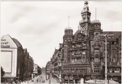 Seevorstadt-Dresden Prager Straße vom Hauptbahnhof 1945/1981