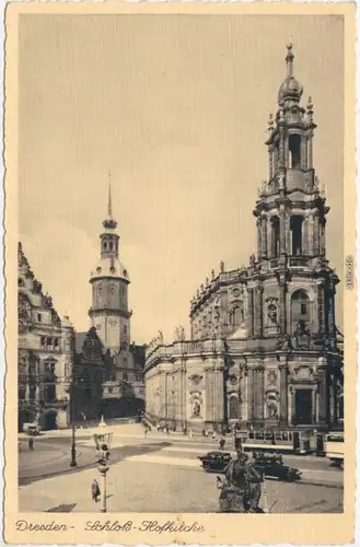 Innere Altstadt Dresden Hofkirche Dresden  1925