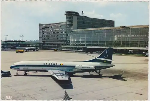 Brüssel Bruxelles Belgien - Brüssel, Luchthaven, Aeroport 1970
