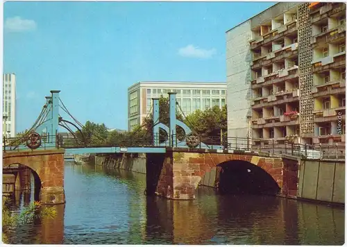 Mitte Berlin Jungfernbrücke  Straße Nicolaiviertel 1984