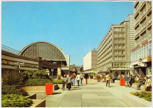 Ansichtskarte Mitte Berlin Am Bahnhof Alexanderplatz 1984